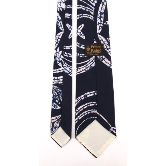 Vintage Hawaiian Wide Tie Lot Kahala Creations Prince Kuhio Floral Hawaii Made - Picture 4 of 13